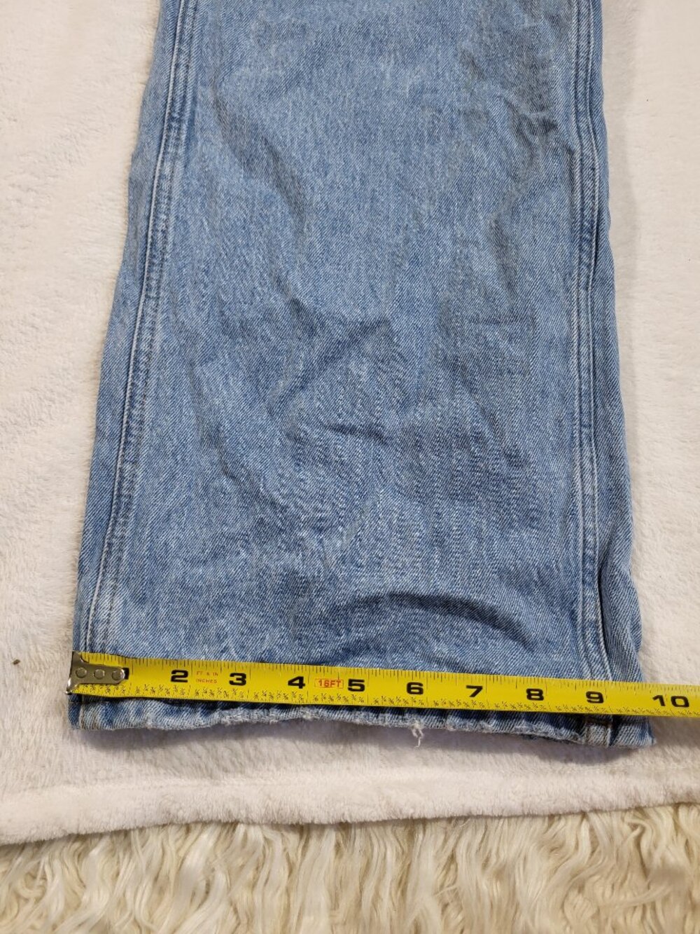 Anthropologie Seventy + Mochi Elodie Frill Dungaree - Rodeo Vintage - Size 8 - Picture 12 of 16